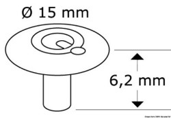 Bouton pression Q-CAP A/6-2 